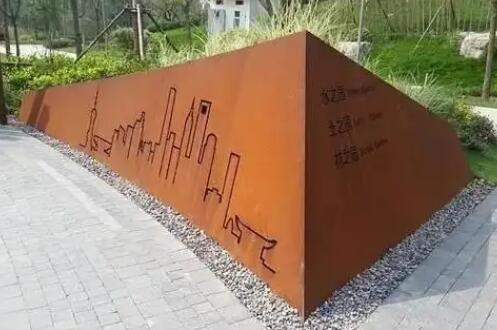 抱罗镇耐候钢挡土墙